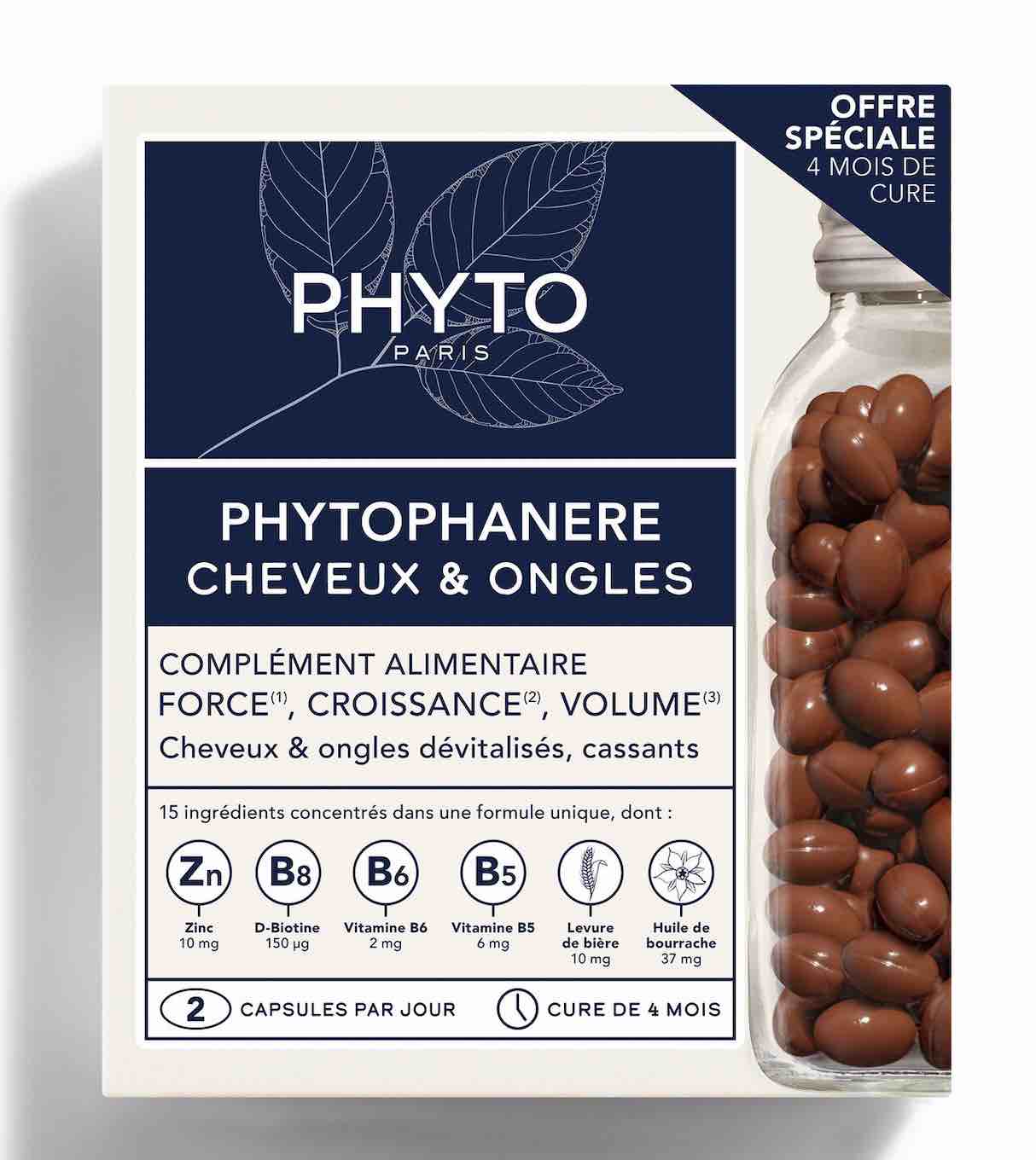 PHYTO PARIS PHYTOPHANERE INTEGRATORE ALIMENTARE CAPELLI/UNGHIE 90+90 CAPSULE - Farmadott.it