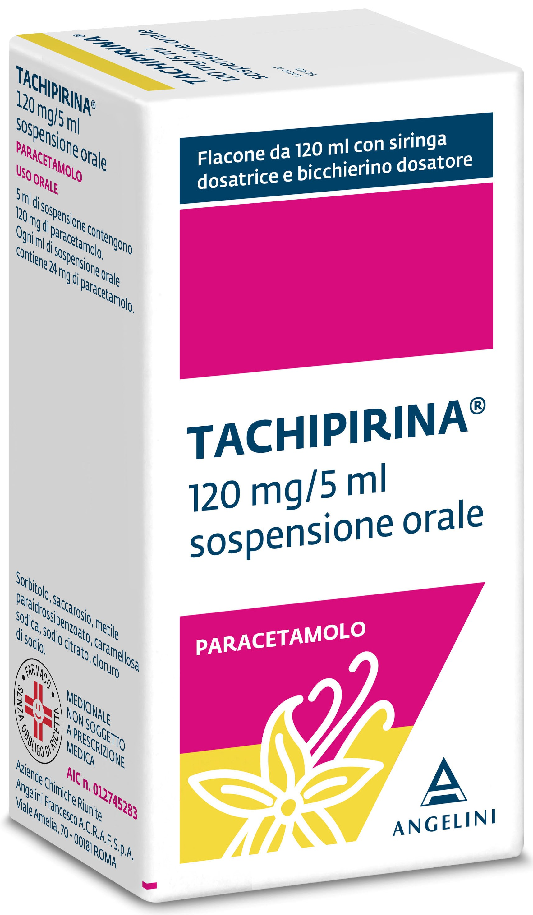 TACHIPIRINA*SOSP 120ML VAN/CAR - Farmadott.it