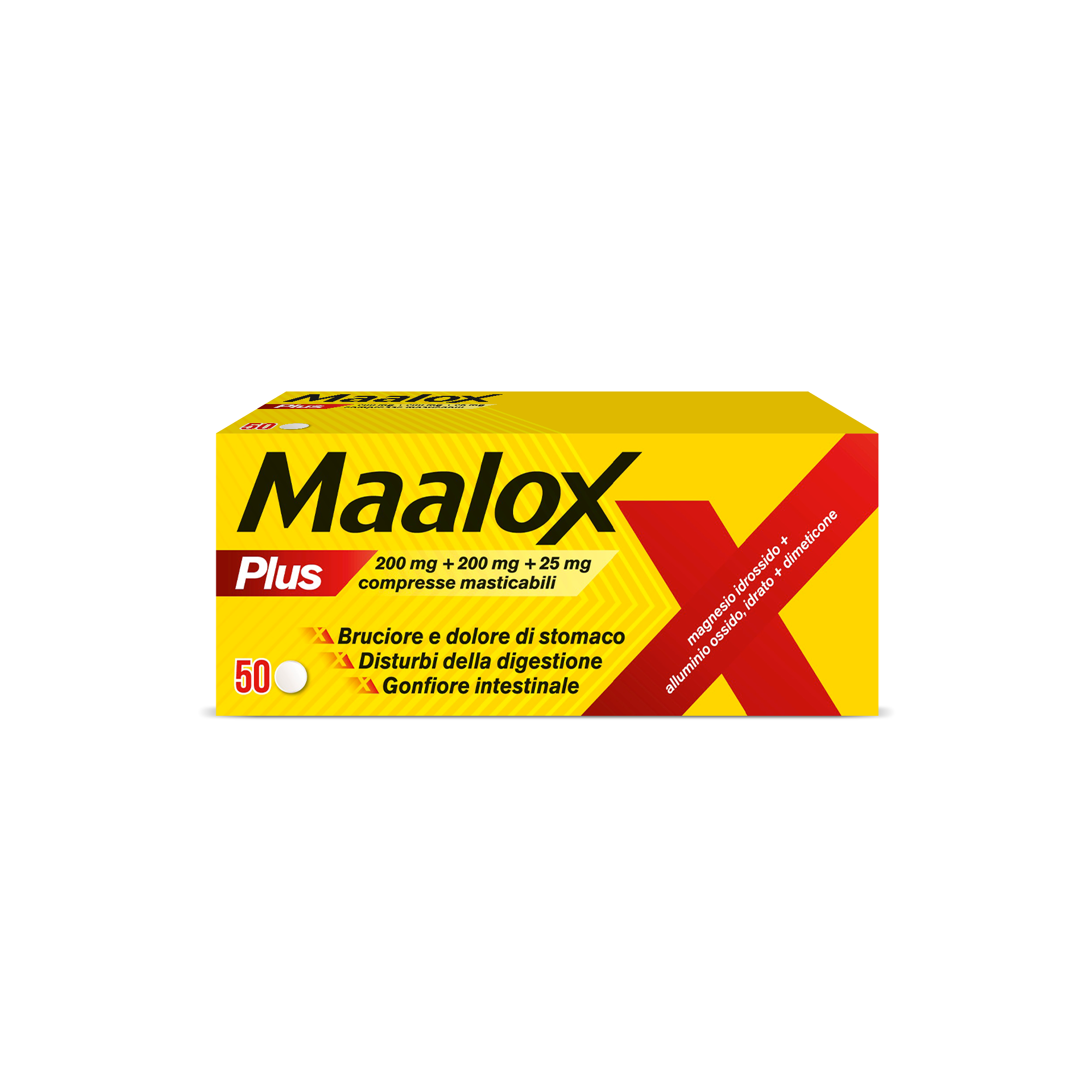 MAALOX PLUS*50CPR MAST - Farmadott.it