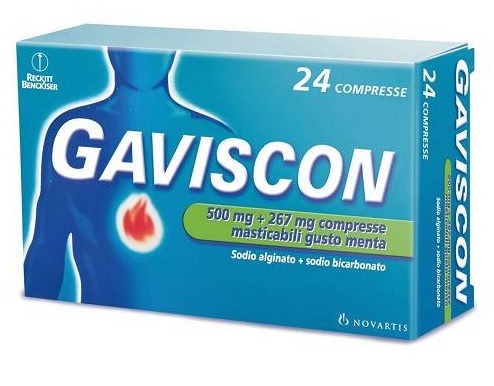 GAVISCON*24CPR MENTA 500+267MG - Farmadott.it