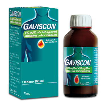 GAVISCON*OS 500+267MG/10ML MEN - Farmadott.it