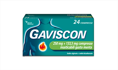 GAVISCON*24CPR MENT250+133,5MG - Farmadott.it