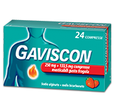 GAVISCON*24CPR FRAG250+133,5MG - Farmadott.it