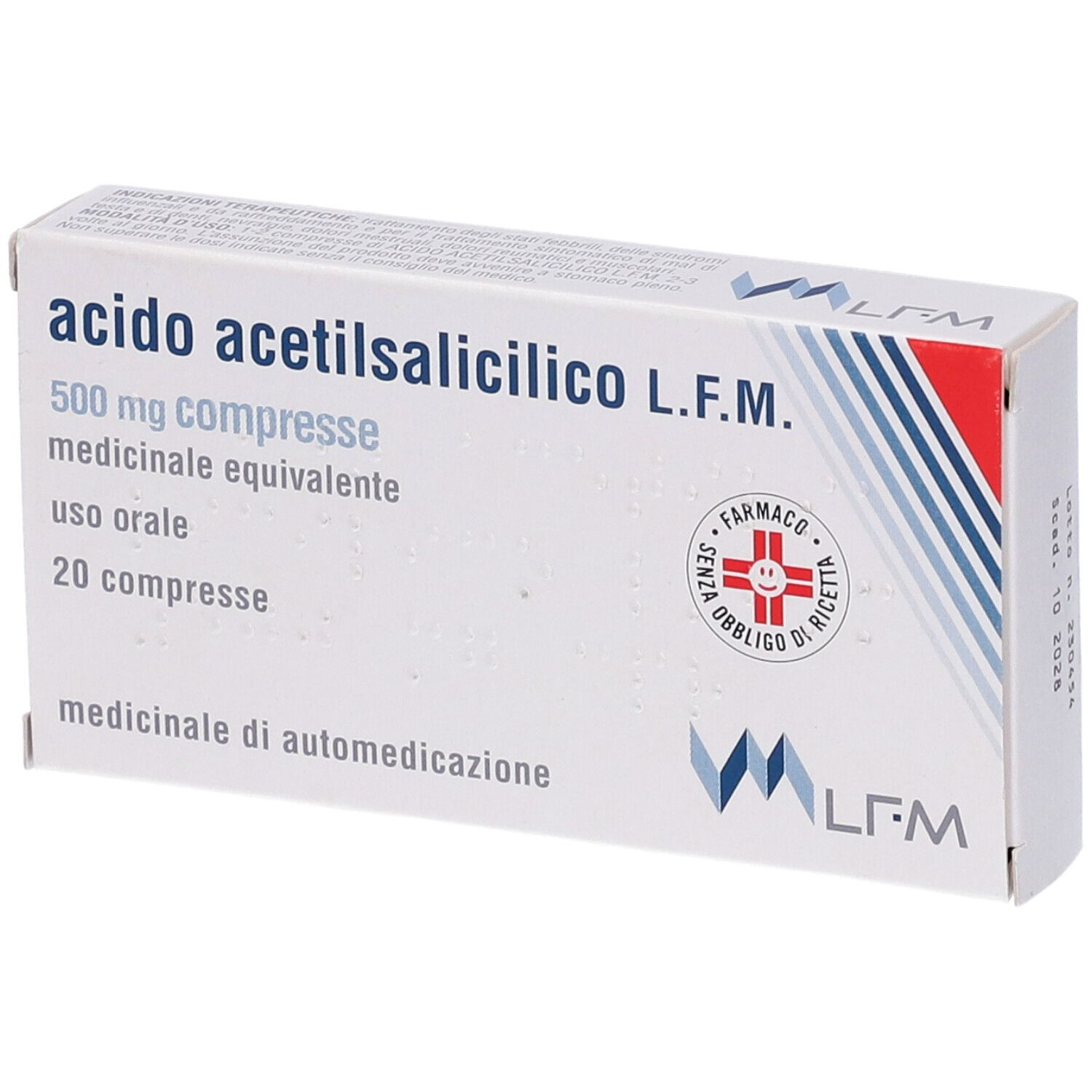 ACIDO ACETILSALIC LFM*20CPR500 - Farmadott.it