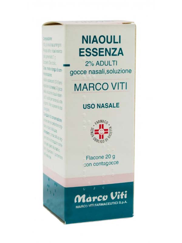 NIAOULI ESSENZA MV*2% GTT 20G - Farmadott.it