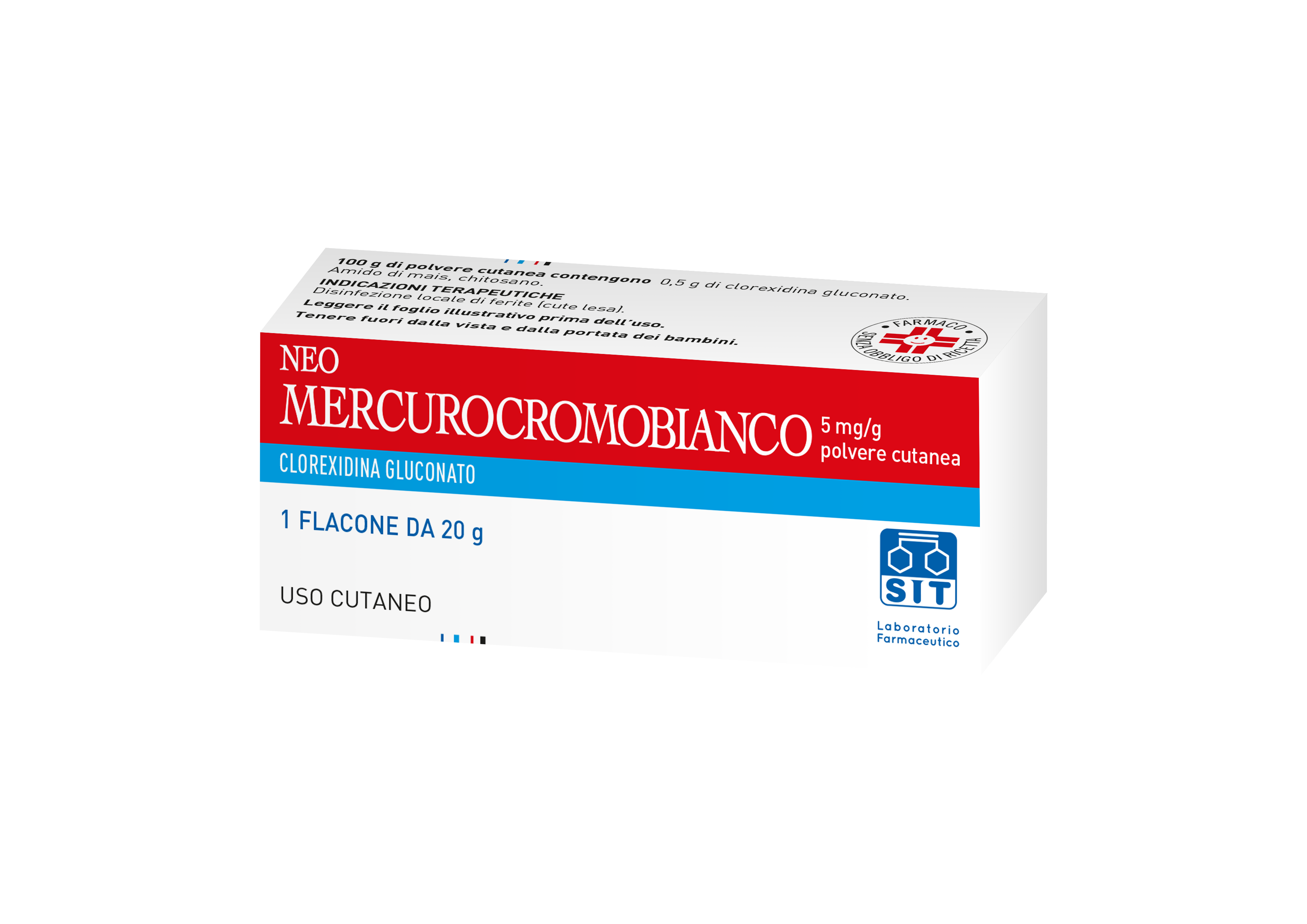 NEOMERCUROCROMO BIANCO*POLV20G - Farmadott.it