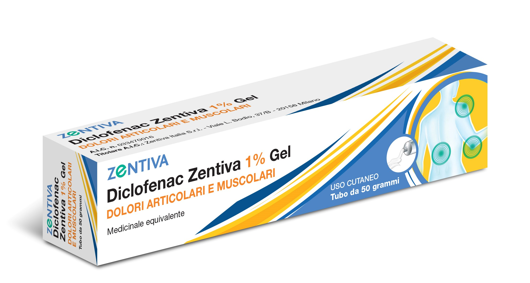 DICLOFENAC ZENTIVA*GEL 50G 1% - Farmadott.it