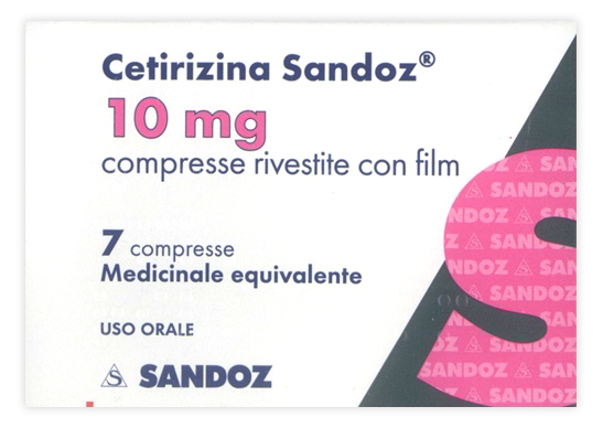 CETIRIZINA SAND*7CPR RIV 10MG - Farmadott.it
