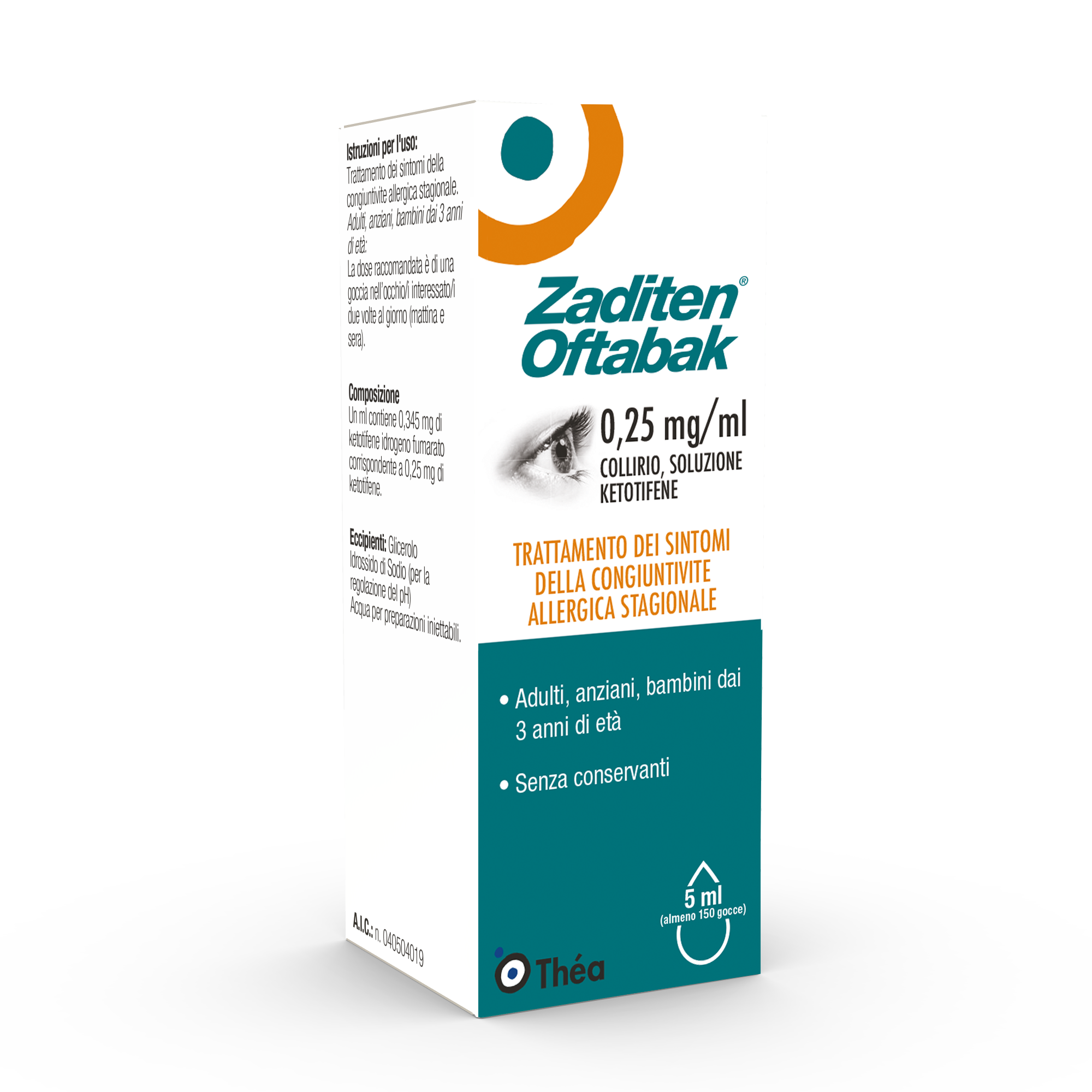 ZADITEN OFTABAK*COLLIRIO FL5ML - Farmadott.it
