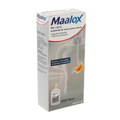 MAALOX*OS SOSP 250ML 4%+3,5% - Farmadott.it