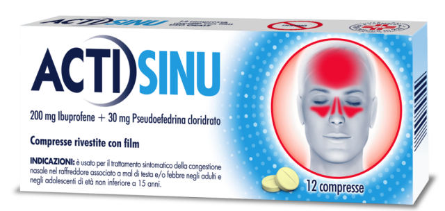 ACTISINU*12CPR 200MG+30MG - Farmadott.it