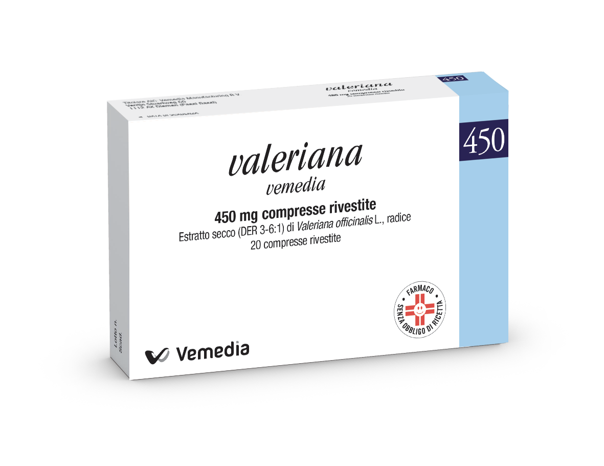 VALERIANA VEMEDIA*20CPR RIV450 - Farmadott.it