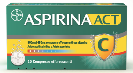 ASPIRINAACT*10CPR EFF800+480MG - Farmadott.it
