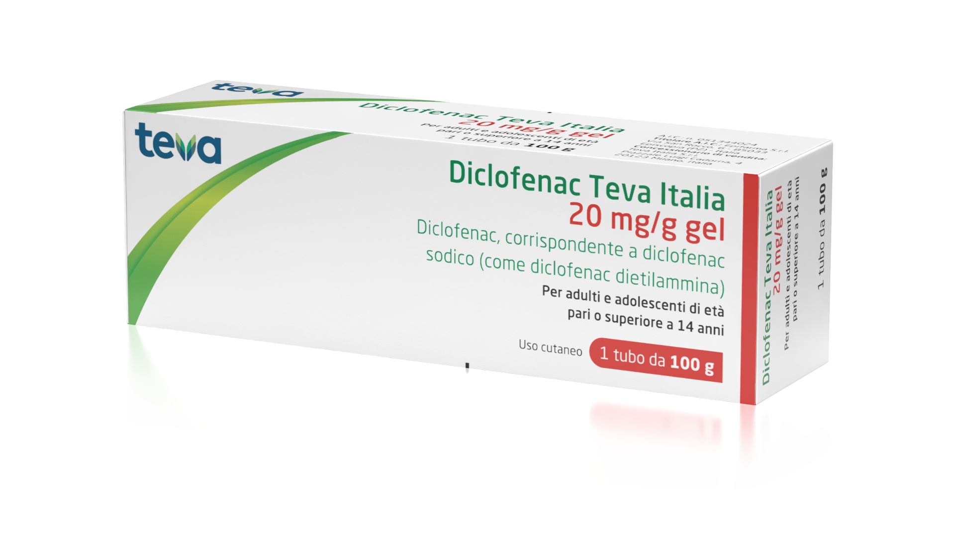 DICLOFENAC TE*GEL 100G 20MG/G - Farmadott.it