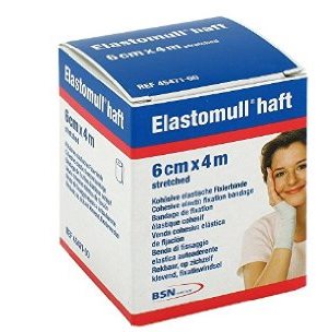 BENDA ELASTICA AUTOADESIVA ELASTOMULL HAFT COMPRESSIONE FORTE 6X400 CM - Farmadott.it