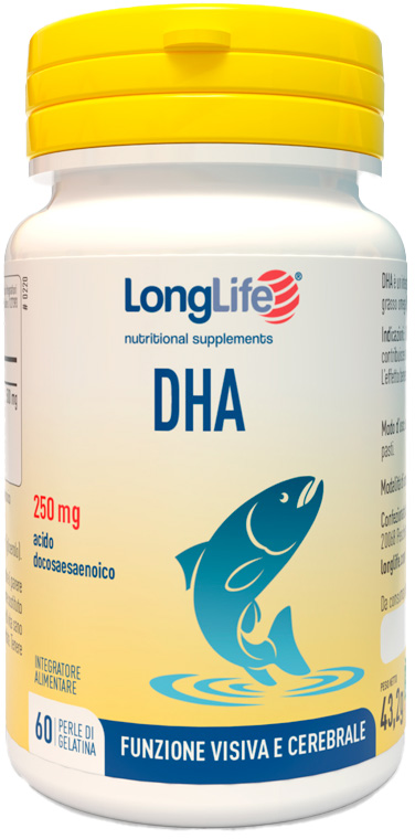 LONGLIFE DHA 250 MG 60 PERLE - Farmadott.it