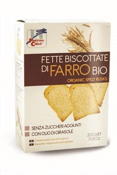 FSC FETTE BISCOTTATE DI FARRO BIO SENZA ZUCCHERI AGGIUNTI CON OLIO DI GIRASOLE SENZA OLIO DI PALMA 200 G - Farmadott.it
