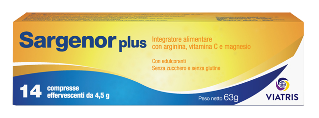 SARGENOR PLUS 14 COMPRESSE EFFERVESCENTI DA 4,5 G - Farmadott.it