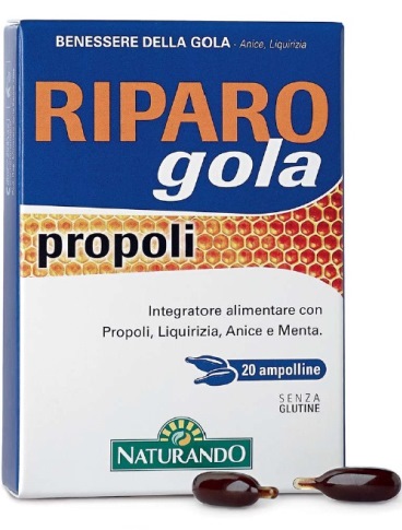 RIPARO GOLA PROPOLI 20 AMPOLLE BEVIBILI - Farmadott.it
