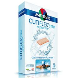 CEROTTO MASTER-AID CUTIFLEXMED STRIP TRASPARENTE IMPERMEABILE SUPPORTO IN POLIURETANO 4 FORMATI ASSORTITI 20 PEZZI - Farmadott.it