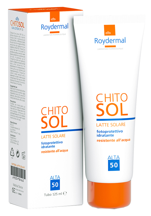 CHITOSOL LATTE SOLARE SPF50 125 ML - Farmadott.it