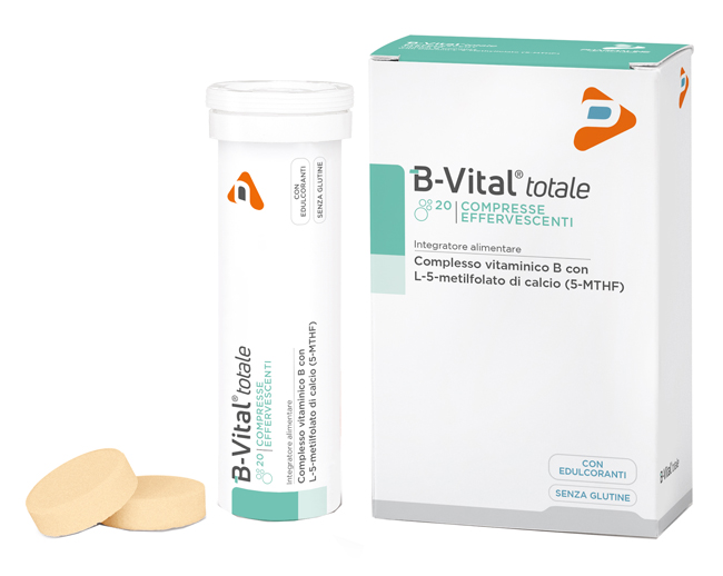 B-VITAL TOTALE ARANCIA 2 TUBI 10 COMPRESSE EFFERVESCENTI - Farmadott.it
