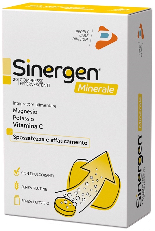 SINERGEN MINERALE LIMONE 20 COMPRESSE EFFERVESCENTI - Farmadott.it