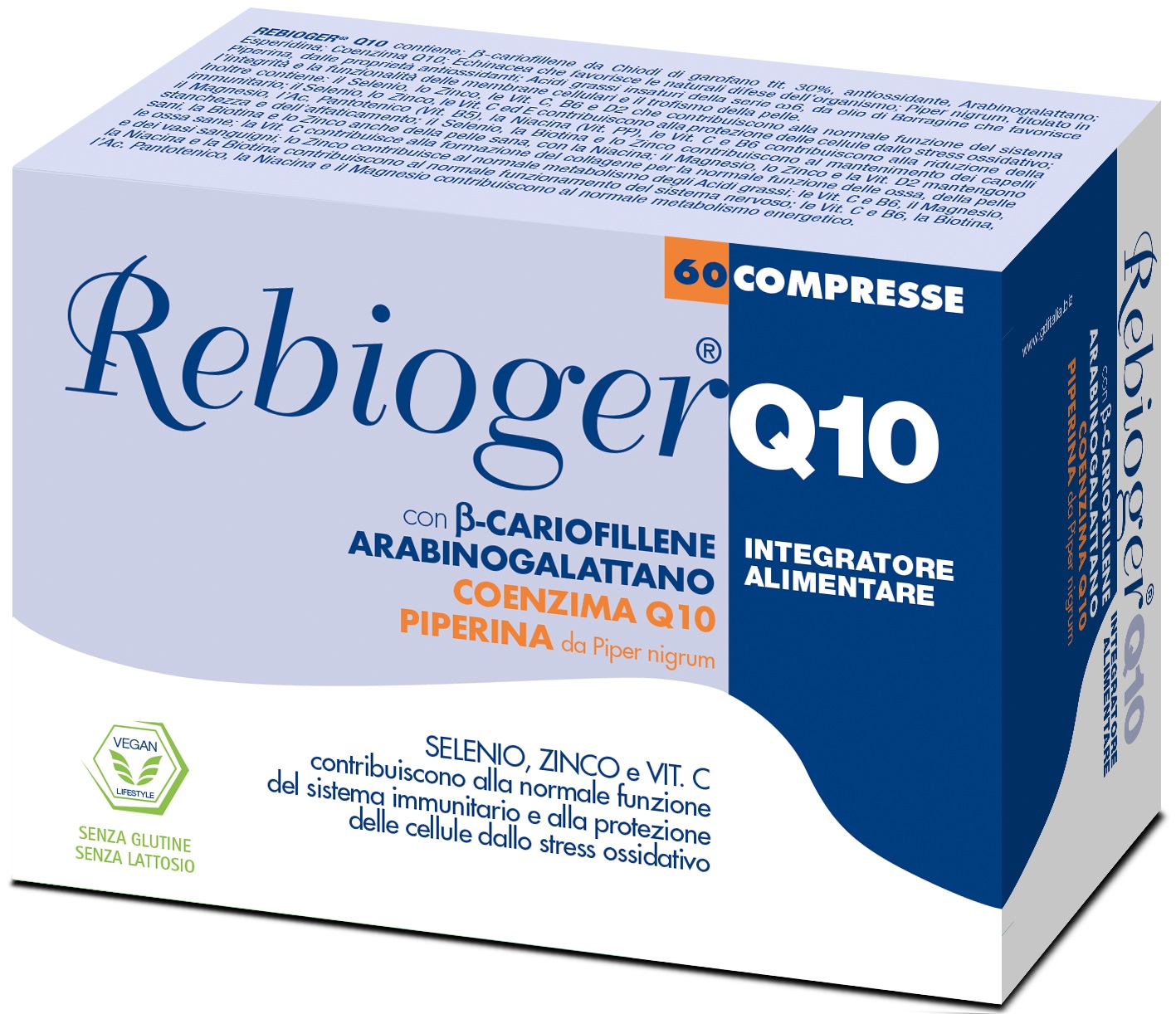 REBIOGER Q10 60 COMPRESSE - Farmadott.it