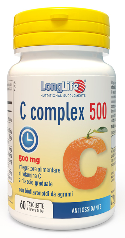 LONGLIFE C COMPLEX 500 TIME RELEASED 60 TAVOLETTE RIVESTITE - Farmadott.it