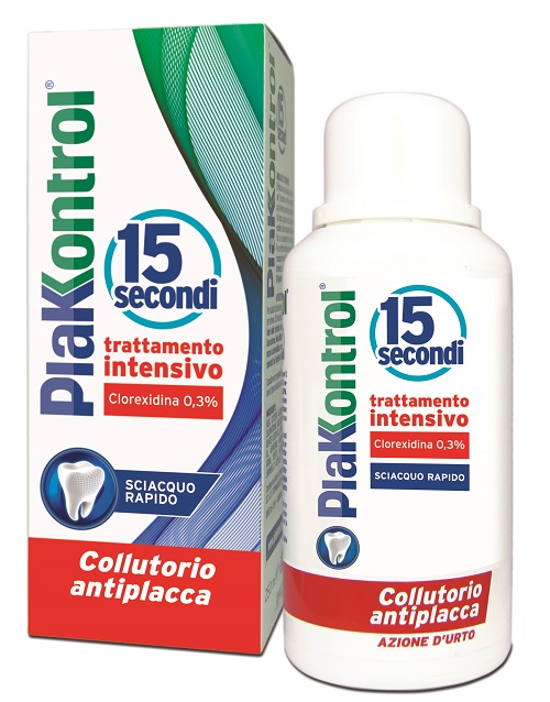 PLAKKONTROL 15 SECONDI COLLUTORIO 250 ML - Farmadott.it