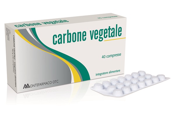 CARBONE VEGETALE 40 COMPRESSE - Farmadott.it