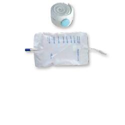SACCA RACCOGLI URINA DA GAMBA PER INCONTINENZA IN PVC 750 ML TUBO RACCORDO DIRITTO 10 CM+RUBINETTO SCARICO+VALVOLA ANTIREFLUSSO+2 FASCE A BOTTONI 10 PEZZI - Farmadott.it