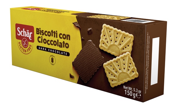 SCHAR BISCOTTO CON CIOCCOLATO DARK CHOCOLATE 150 G - Farmadott.it