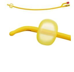 CATETERE FOLEY A MEDIA PERMANENZA  RUSCH GOLD PLUS A 2 VIE IN SILKOLATEX LATTICE-SILICONE PER ADULTO CH12 LUNGHEZZA 40 CM PUNTA CILINDRICA A 2 FORI PALLONCINO 5-15 ML 1 PEZZO - Farmadott.it