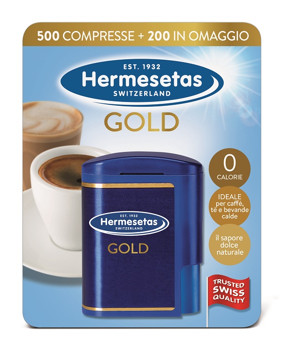 HERMESETAS GOLD 500+200 COMPRESSE 35 G - Farmadott.it