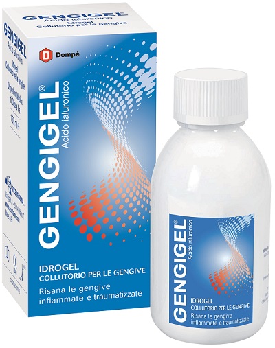 COLLUTORIO PER GENGIVE GENGIGEL IDROGEL FLACONE 150 ML - Farmadott.it