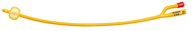 CATETERE FOLEY A MEDIA PERMANENZA  RUSCH GOLD PLUS A 2 VIE IN SILKOLATEX LATTICE-SILICONE PER ADULTO CH20 LUNGHEZZA 40 CM PUNTA CILINDRICA A 2 FORI PALLONCINO 30-50 ML 1 PEZZO - Farmadott.it