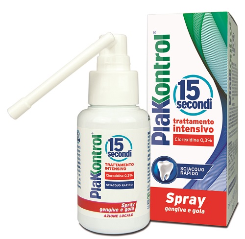 PLAKKONTROL 15 SECONDI COLLUTORIO SPRAY 50 ML - Farmadott.it