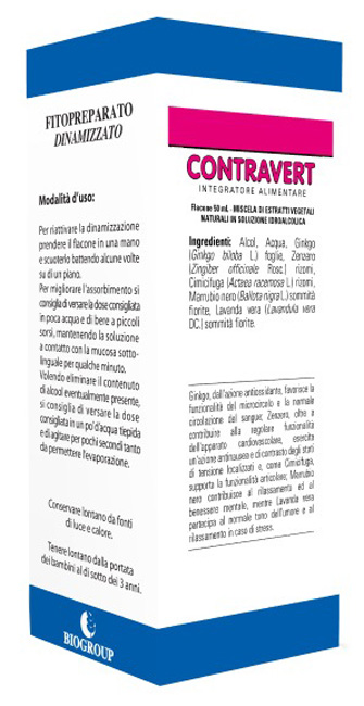 CONTRAVERT 50 ML SOLUZIONE IDROALCOLICA - Farmadott.it