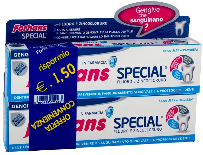 FORHANS SP DENTIF 2X75ML - Farmadott.it