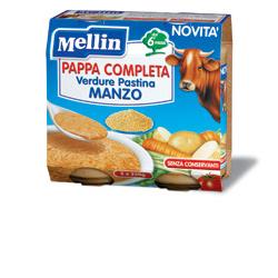 MELLIN PAPPA COMPLETA MANZO 250 G 2 PEZZI - Farmadott.it