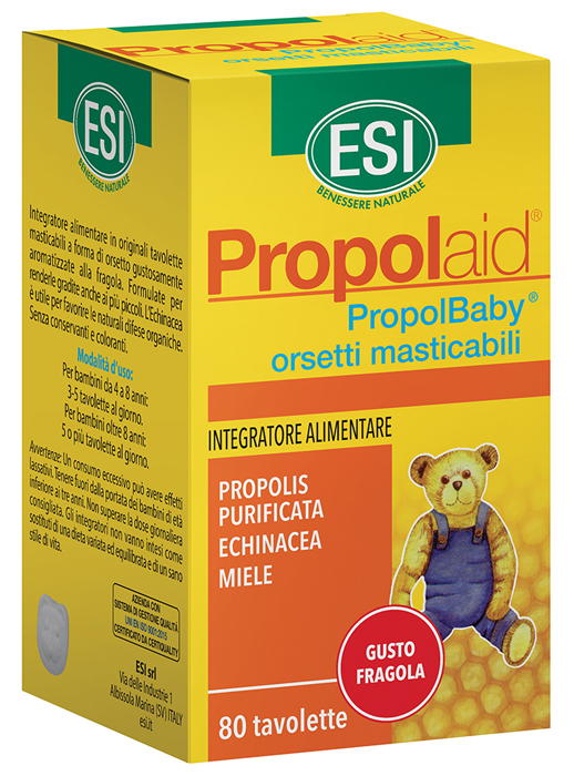 ESI PROPOLAID ORSETTI JUNIOR 80 TAVOLETTE - Farmadott.it