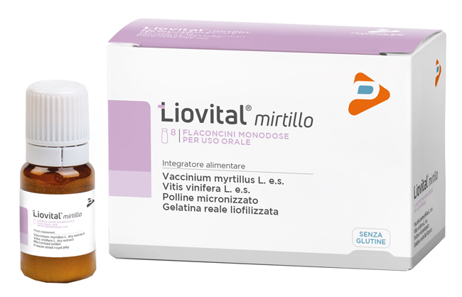 LIOVITAL MIRTILLO 8 FLACONCINI 10 ML - Farmadott.it