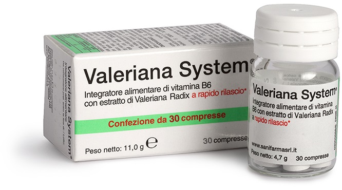 VALERIANA SYSTEM 30 COMPRESSE - Farmadott.it