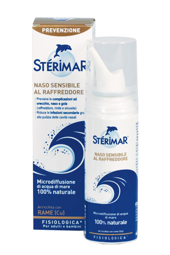 STERIMAR NASO SENSIBILE AL RAFFREDDORE ACQUA DI MARE SPRAY 100 ML - Farmadott.it