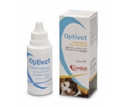 OPTIVET DETERGENTE PER OCCHI PER CANI E GATTI FLACONE 50 ML - Farmadott.it