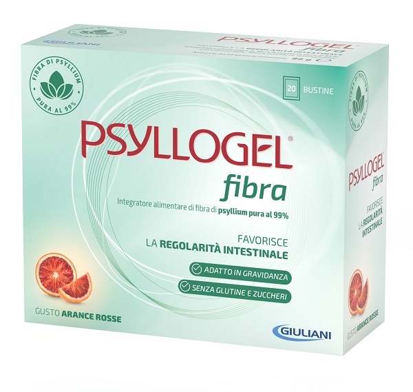 PSYLLOGEL FIBRA ARANCE ROSSE 20 BUSTINE - Farmadott.it