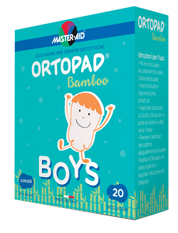CEROTTO OCULARE PER ORTOTTICA ORTOPAD BOYS 5X6,7 CM 20 PEZZI - Farmadott.it