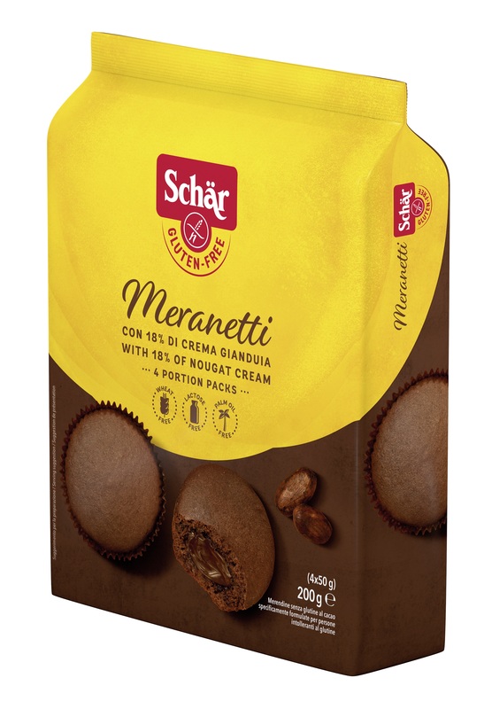 SCHAR MERANETTI CON CREMA GIANDUIA 4 PEZZI DA 50 G - Farmadott.it