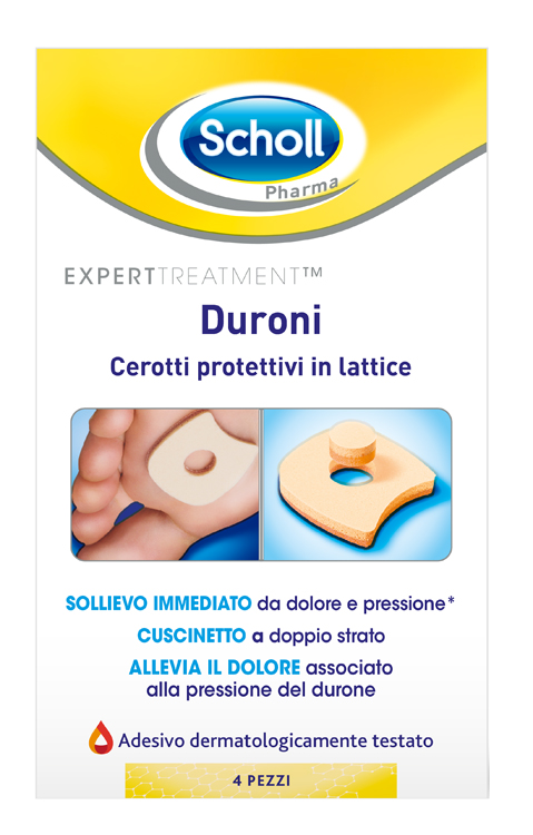 CEROTTO PROTETTIVO PER DURONI SCHOLL IN LATTICE 4 PEZZI - Farmadott.it